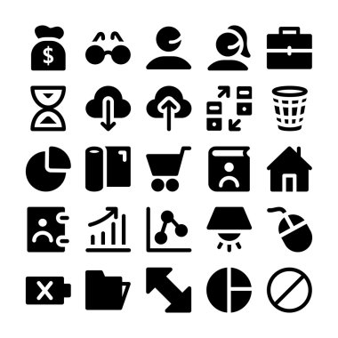 İletişim vektör simgeler 5