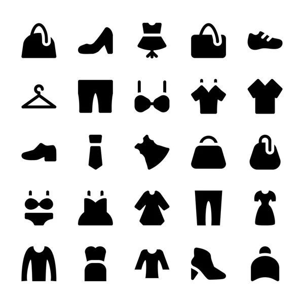 Ropa Vector iconos 2 — Vector de stock