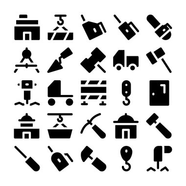 İnşaat Vektör Simgeleri 7