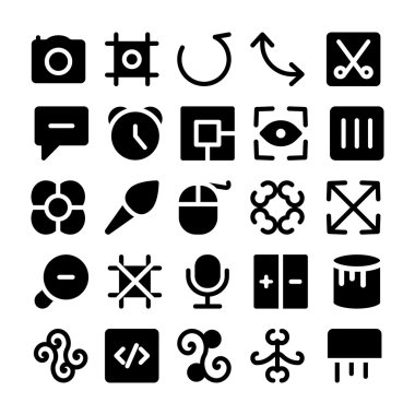 Tasarım ve Geliştirme Vektör Simgeleri 12