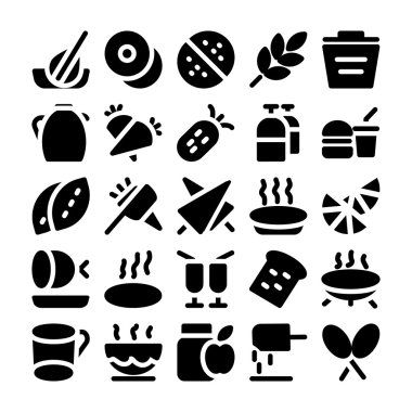 Gıda vektör simgeler 6
