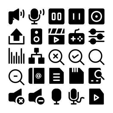 Multimedya vektör simgesi 9