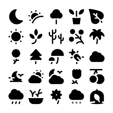 Doğa vektör simge 1