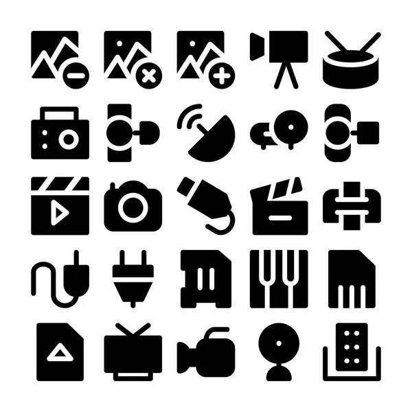 Icono de vector multimedia 6 — Vector de stock