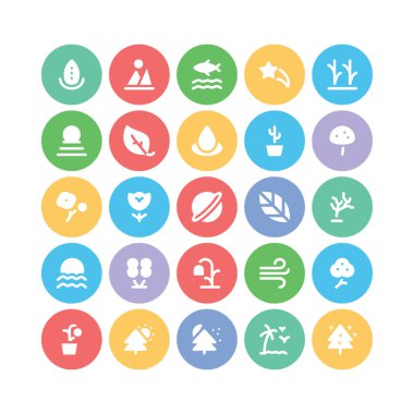 Doğa vektör simge 2.