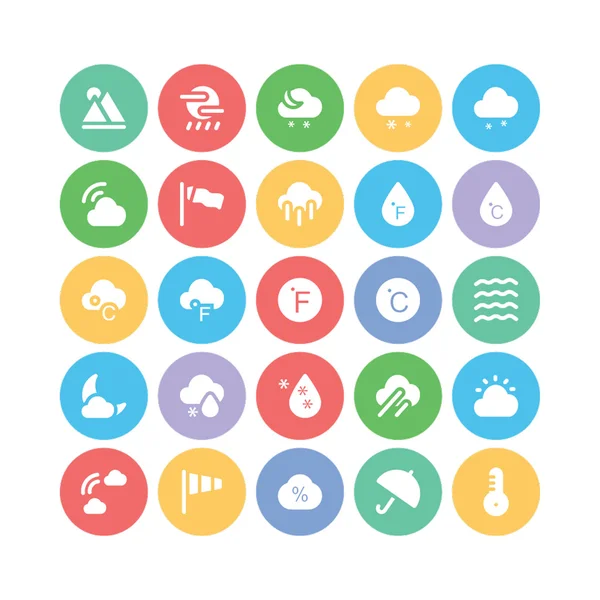 Clima vector icono 2 . — Vector de stock