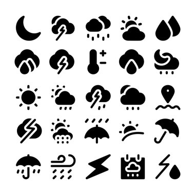 Hava vektör simgesi 1