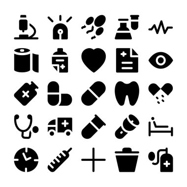 Tıp vektör simgeler 7.