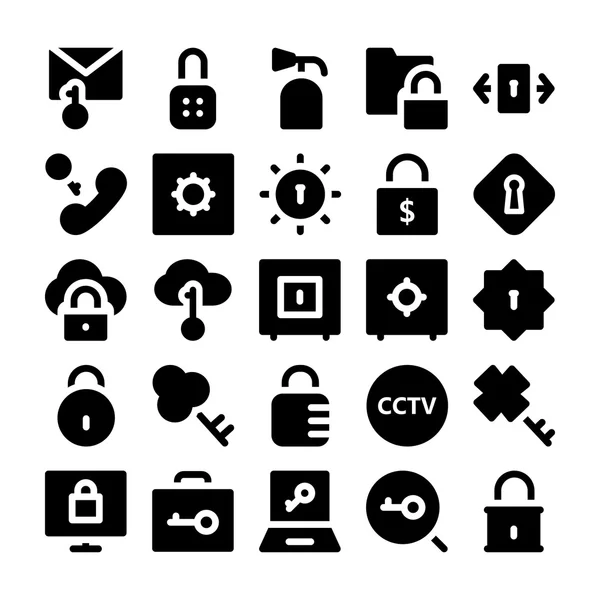 Security Vector Icons 2 — Stock Vector