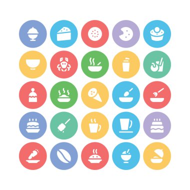 Gıda vektör simgeler 13