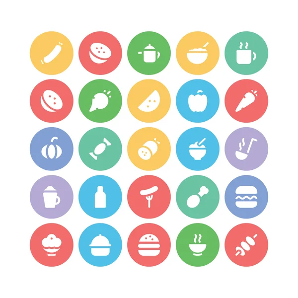 Icone vettoriali alimentari 10 — Vettoriale Stock