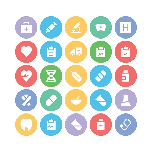 Iconos de vectores de salud 1 — Vector de stock