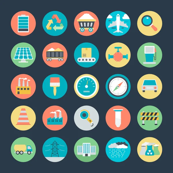 Industrial Vector Icons 2 — 스톡 벡터