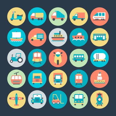 Vektör simgeler 4 ulaşım