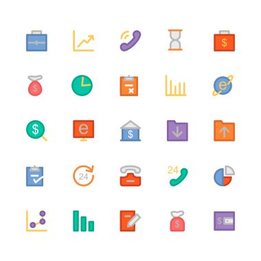 İş vektör simgeler 1