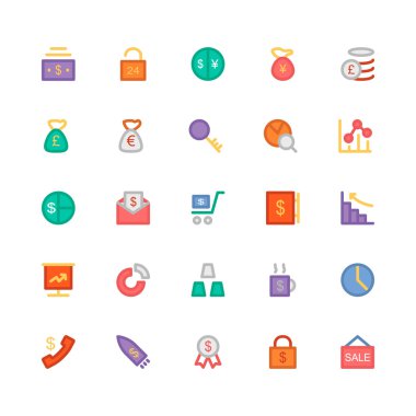 İş vektör simgeler 4