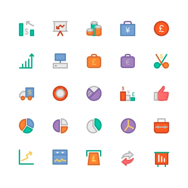 Iconos de Vector de Negocios 6 — Vector de stock