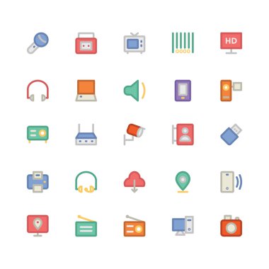 İletişim Vektör Simgeleri 10