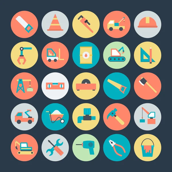 İnşaat vektör simgeler 2