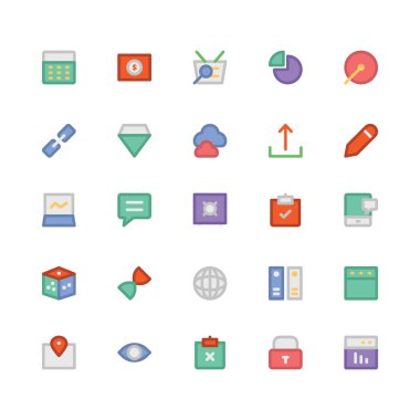 SEO ve pazarlama vektör simgesi 6