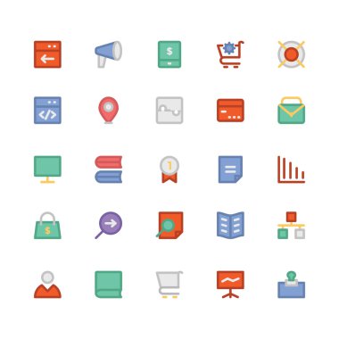 SEO ve pazarlama vektör simgesi 7