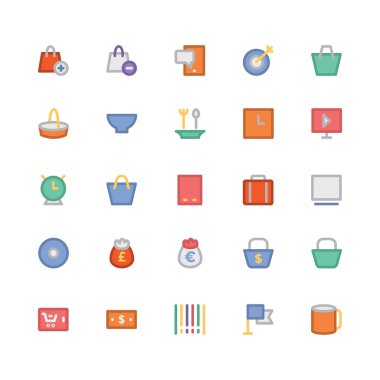 Alışveriş vektör simgesi