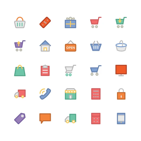 Icono vector de compras — Vector de stock