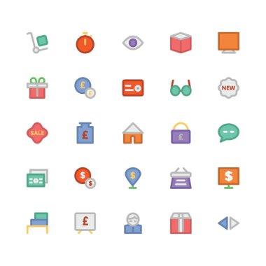 Ticaret vektör simgeler 2