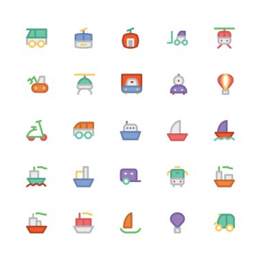 Ulaşım vektör simgesi 3