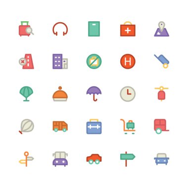 Seyahat vektör simgesi