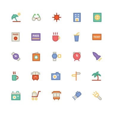 Seyahat vektör simgesi