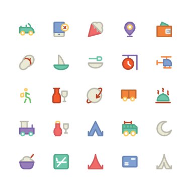 Seyahat vektör simgesi