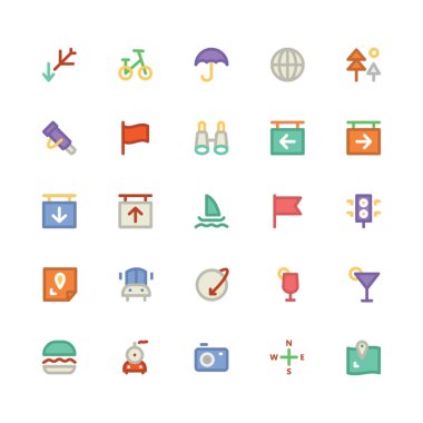 Seyahat vektör simgesi