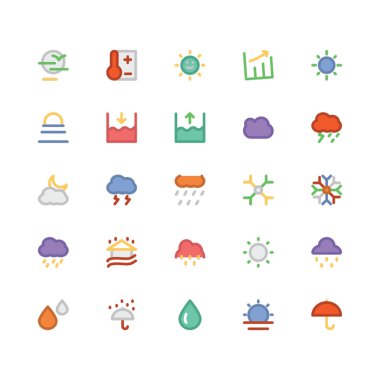 Hava vektör simgesi