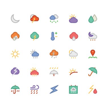 Hava vektör simgesi