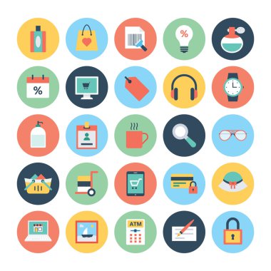 Alışveriş vektör simgeler 4