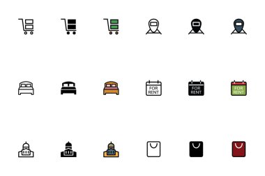 Seyahat Duyarlı Simgeler 6