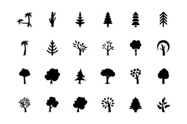 Trees Vector Icons 2