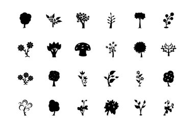 Trees Vector Icons 3