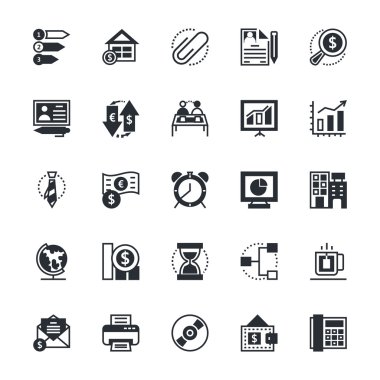 İş ve Office vektör simgeler 3