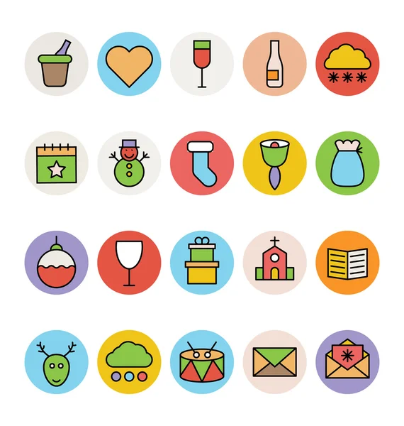 Navidad Vector iconos 3 — Vector de stock