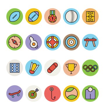 Spor vektör simgeler 4