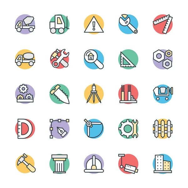 Construction Cool Vector Icons 3 — Stock Vector