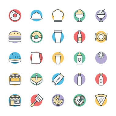 Food Cool Vector Icons 2 clipart