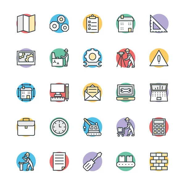 Engineering Cool Vector Icons 2 — Wektor stockowy