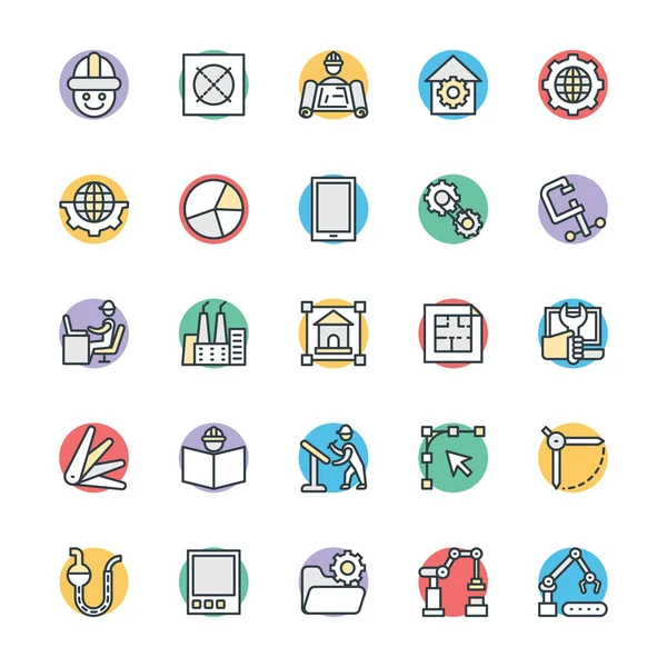 Engineering Cool Vector Icons 3 — Stockvector