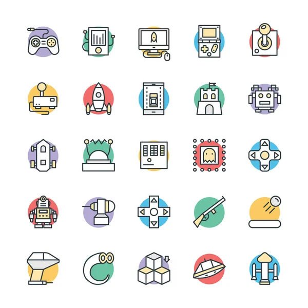Gaming Cool Vector Icons 1 — 스톡 벡터