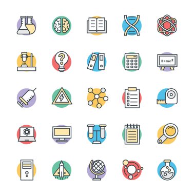 Science and Technology Cool Vector Icons 3