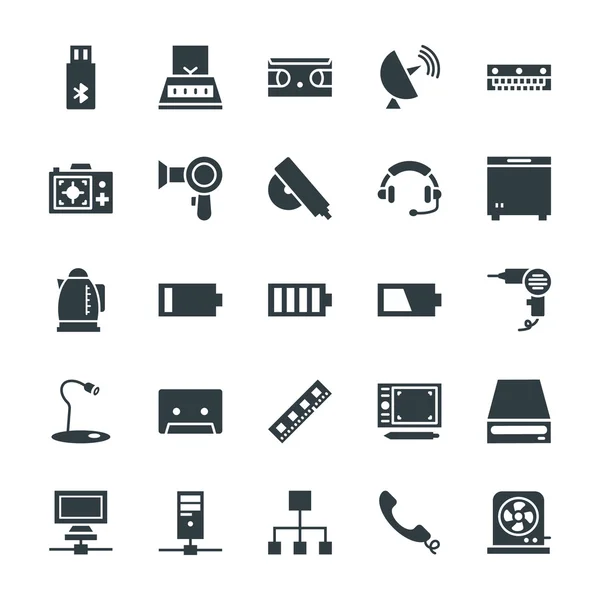 Elektronische Kühlvektorsymbole 4 — Stockvektor