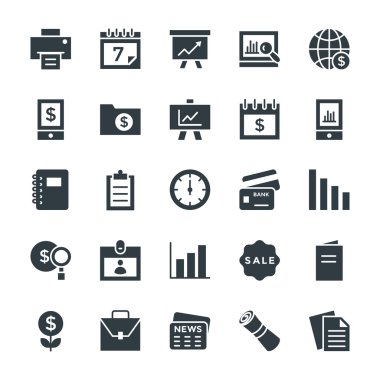 Serin vektör simgeler 5 Finans